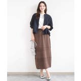 アイレット編みクロシェ風ニットスカート/洗える | MK MICHEL KLEIN | 詳細画像16