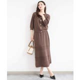 アイレット編みクロシェ風ニットスカート/洗える | MK MICHEL KLEIN | 詳細画像23