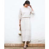 アイレット編みクロシェ風ニットスカート/洗える | MK MICHEL KLEIN | 詳細画像35