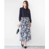 花柄シフォンスカート/洗える | MK MICHEL KLEIN | 詳細画像10