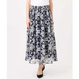 花柄シフォンスカート/洗える | MK MICHEL KLEIN | 詳細画像21