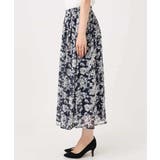 花柄シフォンスカート/洗える | MK MICHEL KLEIN | 詳細画像22