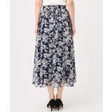 花柄シフォンスカート/洗える | MK MICHEL KLEIN | 詳細画像23