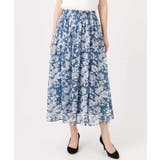 花柄シフォンスカート/洗える | MK MICHEL KLEIN | 詳細画像27