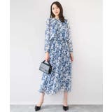 花柄シフォンスカート/洗える | MK MICHEL KLEIN | 詳細画像6