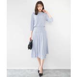 幾何柄ジャージータックスカート/洗える | MK MICHEL KLEIN | 詳細画像14 