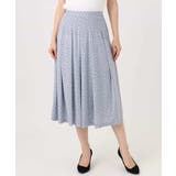 幾何柄ジャージータックスカート/洗える | MK MICHEL KLEIN | 詳細画像16 