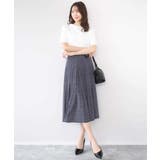 幾何柄ジャージータックスカート/洗える | MK MICHEL KLEIN | 詳細画像5 