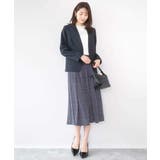 幾何柄ジャージータックスカート/洗える | MK MICHEL KLEIN | 詳細画像7 