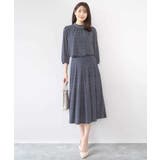 幾何柄ジャージータックスカート/洗える | MK MICHEL KLEIN | 詳細画像9 