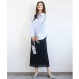 オーガンジートリコットシアータイトスカート/洗える | MK MICHEL KLEIN | 詳細画像24 