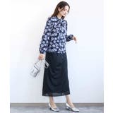 オーガンジートリコットシアータイトスカート/洗える | MK MICHEL KLEIN | 詳細画像29 