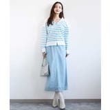 オーガンジートリコットシアータイトスカート/洗える | MK MICHEL KLEIN | 詳細画像3 