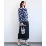 オーガンジートリコットシアータイトスカート/洗える | MK MICHEL KLEIN | 詳細画像30 