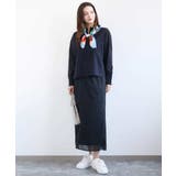 オーガンジートリコットシアータイトスカート/洗える | MK MICHEL KLEIN | 詳細画像36 