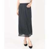 オーガンジートリコットシアータイトスカート/洗える | MK MICHEL KLEIN | 詳細画像38 