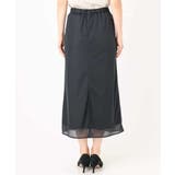 オーガンジートリコットシアータイトスカート/洗える | MK MICHEL KLEIN | 詳細画像40 