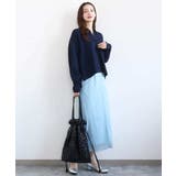 オーガンジートリコットシアータイトスカート/洗える | MK MICHEL KLEIN | 詳細画像6 