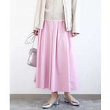 タックフレアスカート（無地）/洗える | MK MICHEL KLEIN | 詳細画像2 