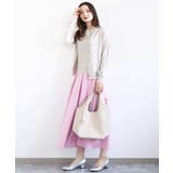 タックフレアスカート（無地）/洗える | MK MICHEL KLEIN | 詳細画像6 