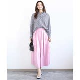 タックフレアスカート（無地）/洗える | MK MICHEL KLEIN | 詳細画像8 