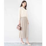 サテンプリーツスカート/UVカット/洗える | MK MICHEL KLEIN | 詳細画像10