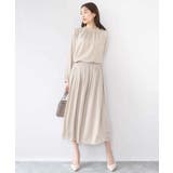 サテンプリーツスカート/UVカット/洗える | MK MICHEL KLEIN | 詳細画像13