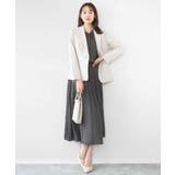 サテンプリーツスカート/UVカット/洗える | MK MICHEL KLEIN | 詳細画像20