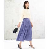 サテンプリーツスカート/UVカット/洗える | MK MICHEL KLEIN | 詳細画像22