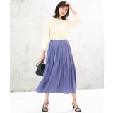 サテンプリーツスカート/UVカット/洗える | MK MICHEL KLEIN | 詳細画像23