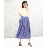 サテンプリーツスカート/UVカット/洗える | MK MICHEL KLEIN | 詳細画像25