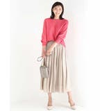 サテンプリーツスカート/UVカット/洗える | MK MICHEL KLEIN | 詳細画像29