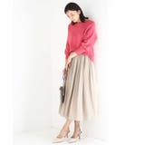 サテンプリーツスカート/UVカット/洗える | MK MICHEL KLEIN | 詳細画像30