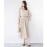 サテンプリーツスカート/UVカット/洗える | MK MICHEL KLEIN | 詳細画像9