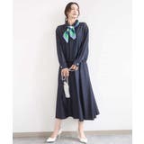 [SANAGARAシリーズ]デニムライク フレアスカート 接触冷感 | MK MICHEL KLEIN | 詳細画像10 