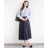 [SANAGARAシリーズ]デニムライク フレアスカート 接触冷感 | MK MICHEL KLEIN | 詳細画像30 