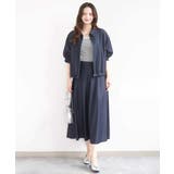 [SANAGARAシリーズ]デニムライク フレアスカート 接触冷感 | MK MICHEL KLEIN | 詳細画像4 