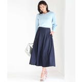 [SANAGARAシリーズ]デニムライク フレアスカート 接触冷感 | MK MICHEL KLEIN | 詳細画像40 