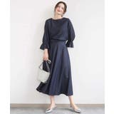 [SANAGARAシリーズ]デニムライク フレアスカート 接触冷感 | MK MICHEL KLEIN | 詳細画像7 