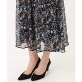 フラワードットプリントシフォンスカート/洗える | MK MICHEL KLEIN | 詳細画像34 