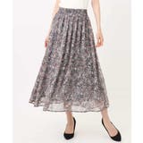 フラワードットプリントシフォンスカート/洗える | MK MICHEL KLEIN | 詳細画像36 