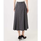 フロッキードット柄タックスカート/洗える | MK MICHEL KLEIN | 詳細画像23