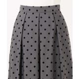 フロッキードット柄タックスカート/洗える | MK MICHEL KLEIN | 詳細画像24