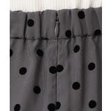 フロッキードット柄タックスカート/洗える | MK MICHEL KLEIN | 詳細画像26