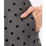 フロッキードット柄タックスカート/洗える | MK MICHEL KLEIN | 詳細画像27