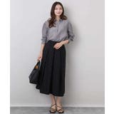 フロッキードット柄タックスカート/洗える | MK MICHEL KLEIN | 詳細画像8