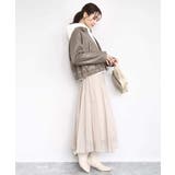 ステンカラーフェイクレザーブルゾン/洗える | MK MICHEL KLEIN | 詳細画像13 