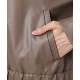 ステンカラーフェイクレザーブルゾン/洗える | MK MICHEL KLEIN | 詳細画像19 