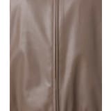 ステンカラーフェイクレザーブルゾン/洗える | MK MICHEL KLEIN | 詳細画像21 