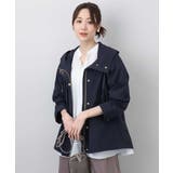 ネイビー | ストレッチマウンテンパーカー/洗える | MK MICHEL KLEIN